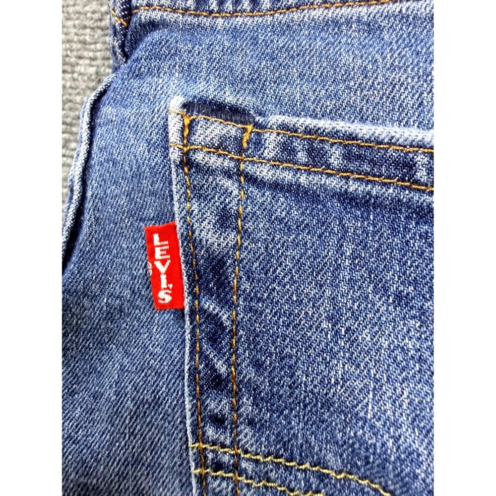 Levis 511 Slim Fit Jeans Mens 31x32 Blue Medium Wash Big E Denim 04511-5242 Y2K - Picture 2 of 11